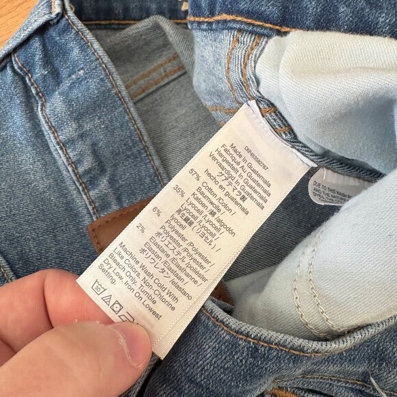 Madewell 10” High Rise Button Fly Denim Skinny Jeans Blue NWT Women’s Size 29 - Picture 10 of 10